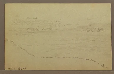 Dibujo, Árboles, posiblemente 1860s