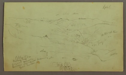 Dibujo, Valle, abril posiblemente 1868