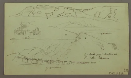 Dibujo, Valle, abril posiblemente 1868