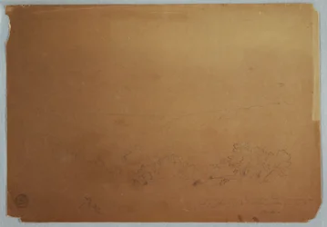 Dibujo, Vista del valle cerca de Pandi, Colombia, julio de 1853