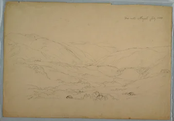 Dibujo, Valle cerca de Ibagué, Colombia, julio de 1853