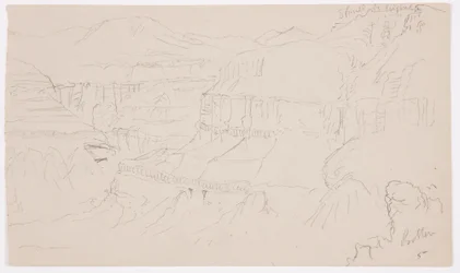 Dibujo, Valle de El Yemen, 20 de febrero de 1868