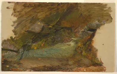 Dibujo, Arroyo del bosque, 1850-60