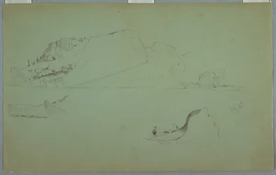 Icebergs flotantes, 15 de julio de 1859