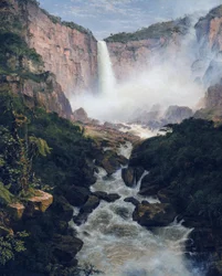 Frederic Edwin Church - La Caída del Tequendama cerca de Bogotá, Nueva Granada