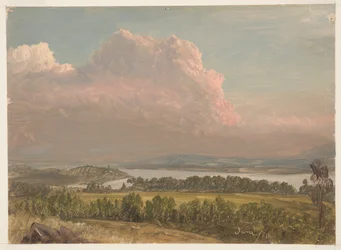 Nubes altas sobre el Hudson