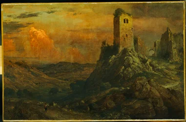 Castillo mediterráneo, 1873
