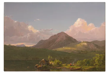 Monte Newport en la isla Mount Desert, c.1851-53