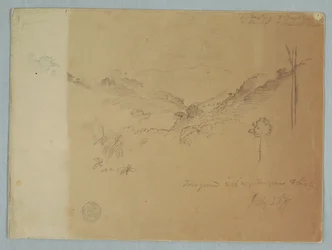 Paisaje montañoso cerca de Jorje, Ecuador