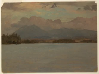 Monte Katahdin desde el lago Katahdin