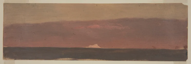 Paisaje marino con iceberg