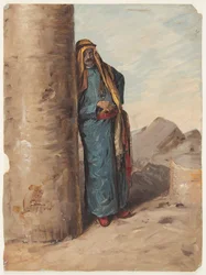 Beduino de pie