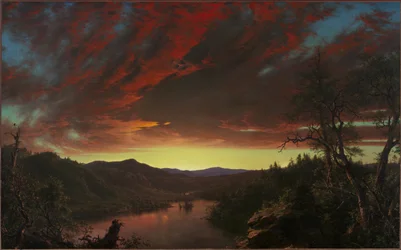 Crepúsculo en el desierto