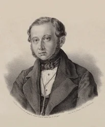 Retrato del violinista y compositor Thomas Täglichsbeck 1799-1867, 1837-1838