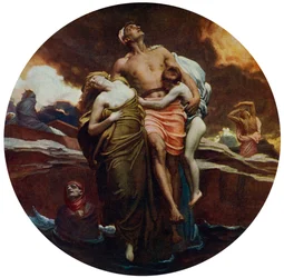 Y el Mar Entregó a los Muertos que Había en Él, exhibido 1892, 1912