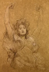 Estudio de una chica bailando