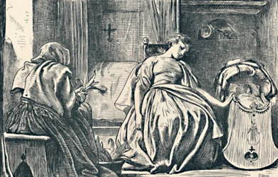 Tessa en Casa. De Romola de George Eliot, 1862-63, 1923