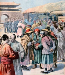 Disturbios en Seúl, Corea, 1894