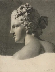 Estudio de un molde de yeso a la bosse, 1806