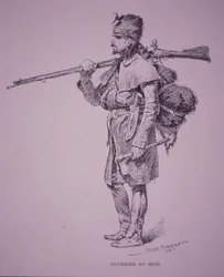 Trampero franco-canadiense Coureur du Bois