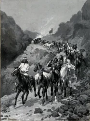 Geronimo y su Banda Regresando de una Incursión a México