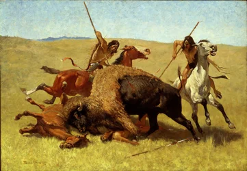 La caza del búfalo