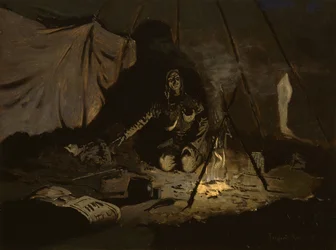 Las hojas secas duraron más que ella, c.1899