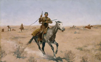 El vuelo (Un pionero de Sage-Brush) 1895