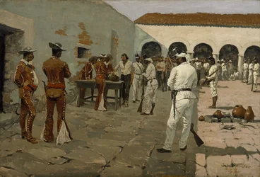 La Expedición Mier:  El dibujo de la judía negra (Los presos dibujan sus judías)