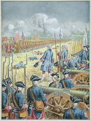 Batalla de Fontenoy el 11 de mayo