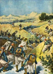 el ejército francés a la búsqueda de Arezki El Bachir