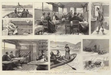 Una carrera a través de Europa hacia Sofía con un mensajero de la Reina