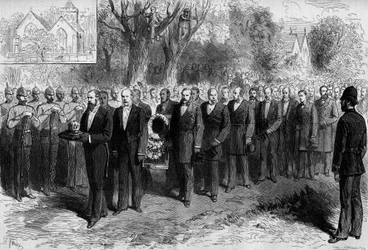 Funeral de Benjamin Disraeli (Lord Beaconsfield)