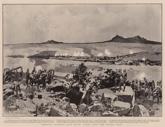 Último movimiento del General Cronje, entrando en la trampa mortal