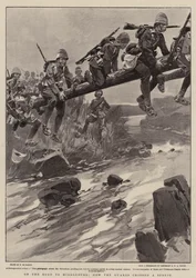 En el camino a Middleburg, cómo los guardias cruzaron un arroyo