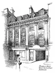 Casa de James Boswell, Great Queen Street, Covent Garden, Londres, 1912