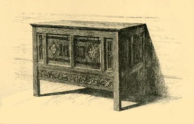 Cofre de roble, 1460-1480, 1881