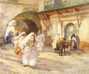 Mujeres Árabes en una Calle