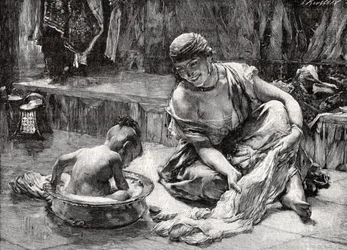 Baño del Niño, Egipto