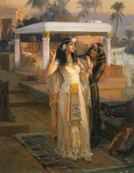 Cleopatra en las terrazas de Filé