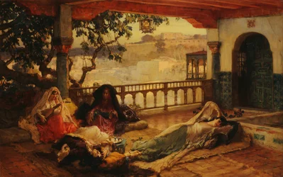 Atardecer sobre Argel, c.1880-1889