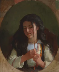 Estudio de una joven, Pont Aven
