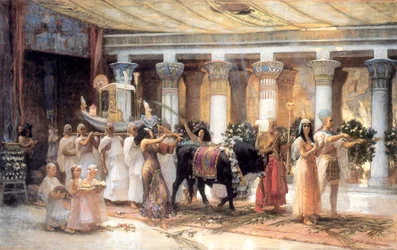 La Procesión del Toro Sagrado Apis, finales del siglo XIX o principios del siglo XX
