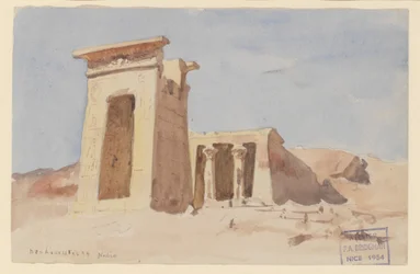 El Templo de Dendur, mostrando el Pilón