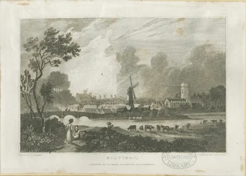 Stafford - Vista Suroeste: grabado, s.f. [c. 1830]