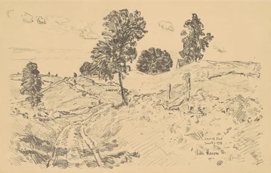 Paisaje, Tierra de Nod, 1918