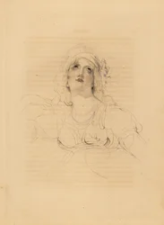 Retrato de Lady Emma Hamilton, amante de Horatio Nelson