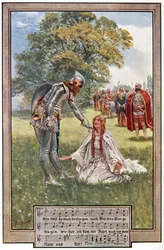 He Forbids the Questions, ilustración de 