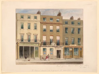 Exterior, Establecimiento de Frederick Crace and Son, 14 Wigmore Street, Londres