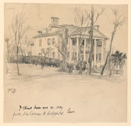 Casa del Gobernador Lounsbury, Main Street, Ridgefield, Conn.
